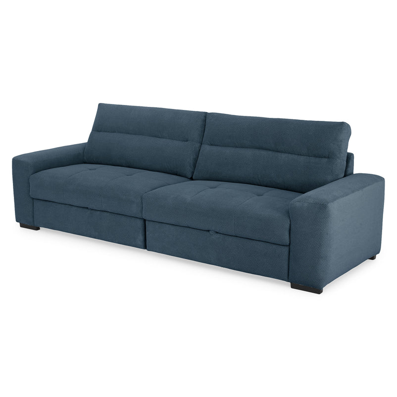 WIDE Canapea extensibilă, 4 locuri, stofă