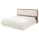 CAMERON Pat tapițat, 180x200cm, cu somieră inclusă
