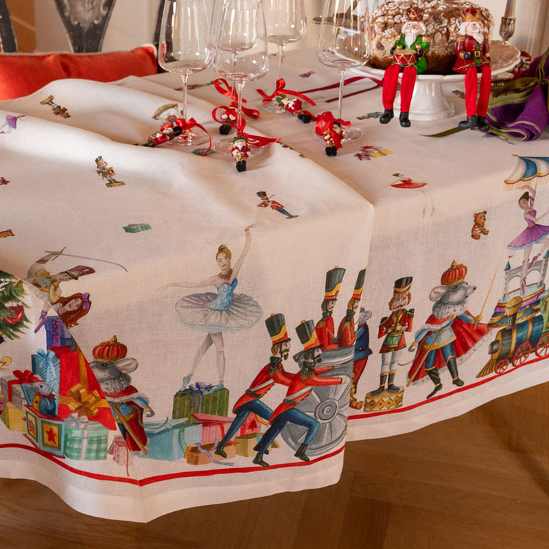 SCHIACCIANOCI Față de masă, 170x270cm