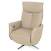 ADLER Fotoliu rotativ cu recliner electric, stofă