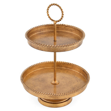 PESARO Platou supraetajat, metal, D.28cm