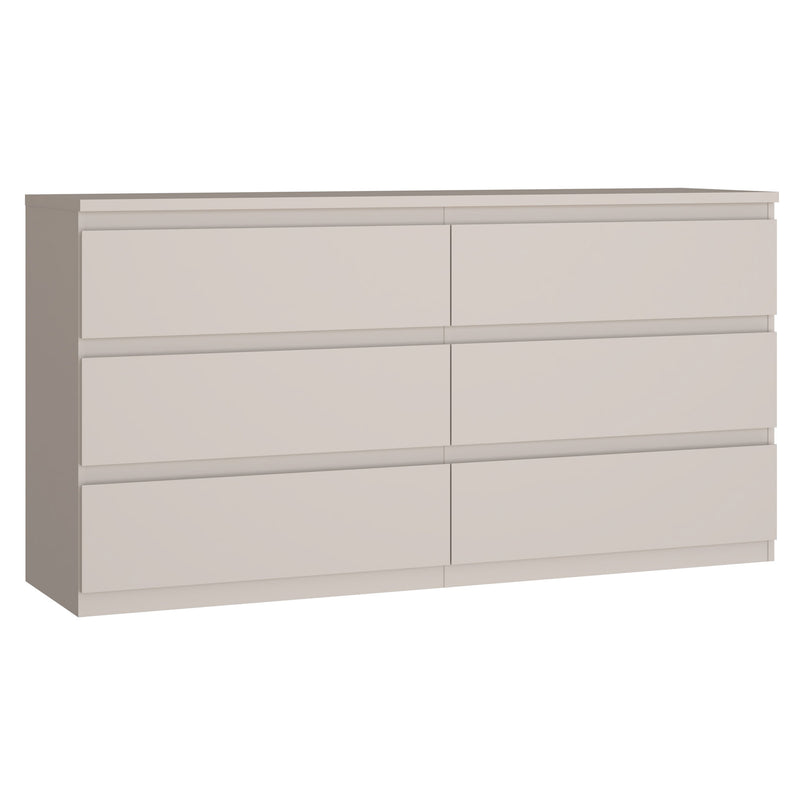 KASPAR Comodă 6 sertare