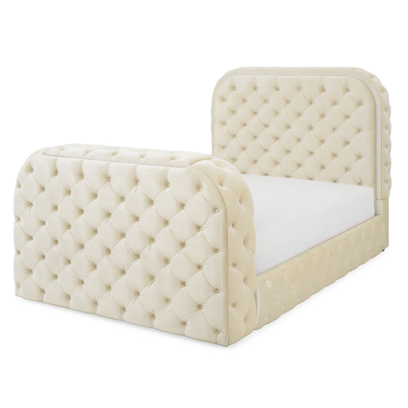 CLERMONT Pat tapițat, șemineu, spațiu TV, LED, somieră incluse