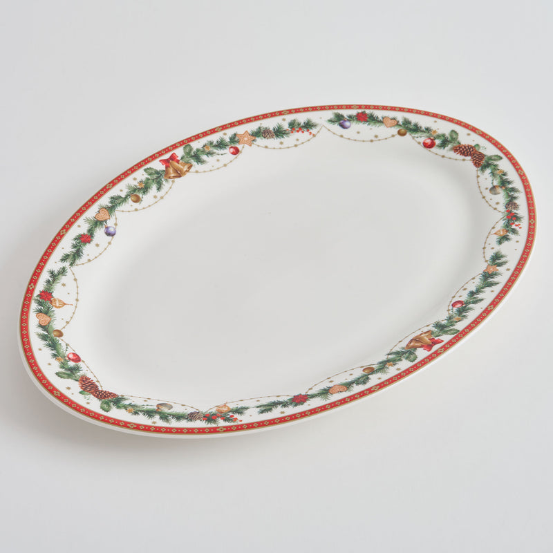 BELLS Platou servire, porțelan, L.36cm