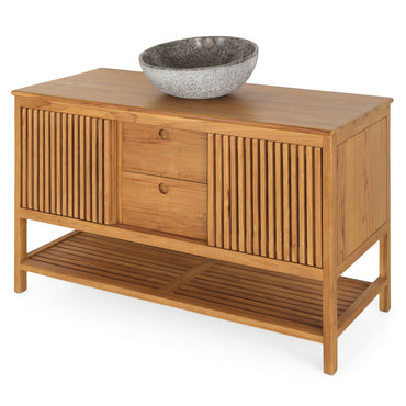 FUSION Set mobilier baie, mască lavoar și lavoar marmură