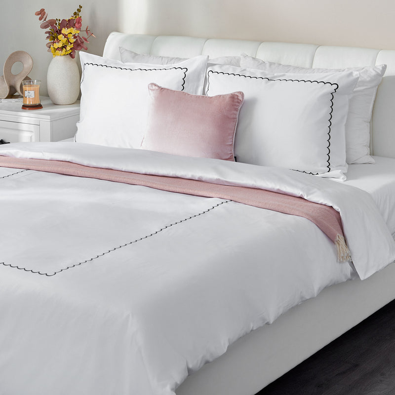 MINI SCALLOP Set așternut 4 piese