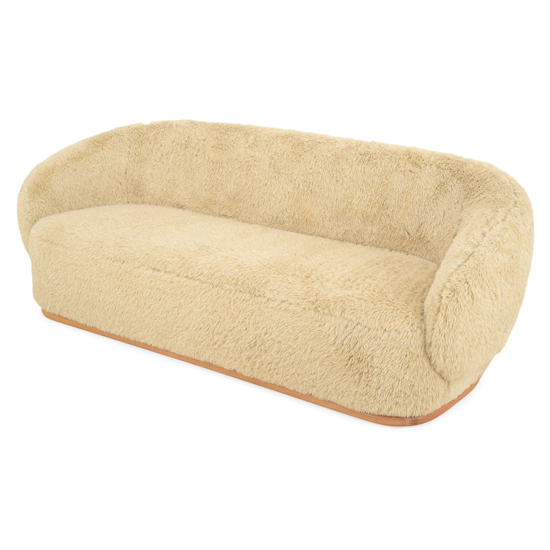 CORTINA Canapea 3 locuri, imitație blană