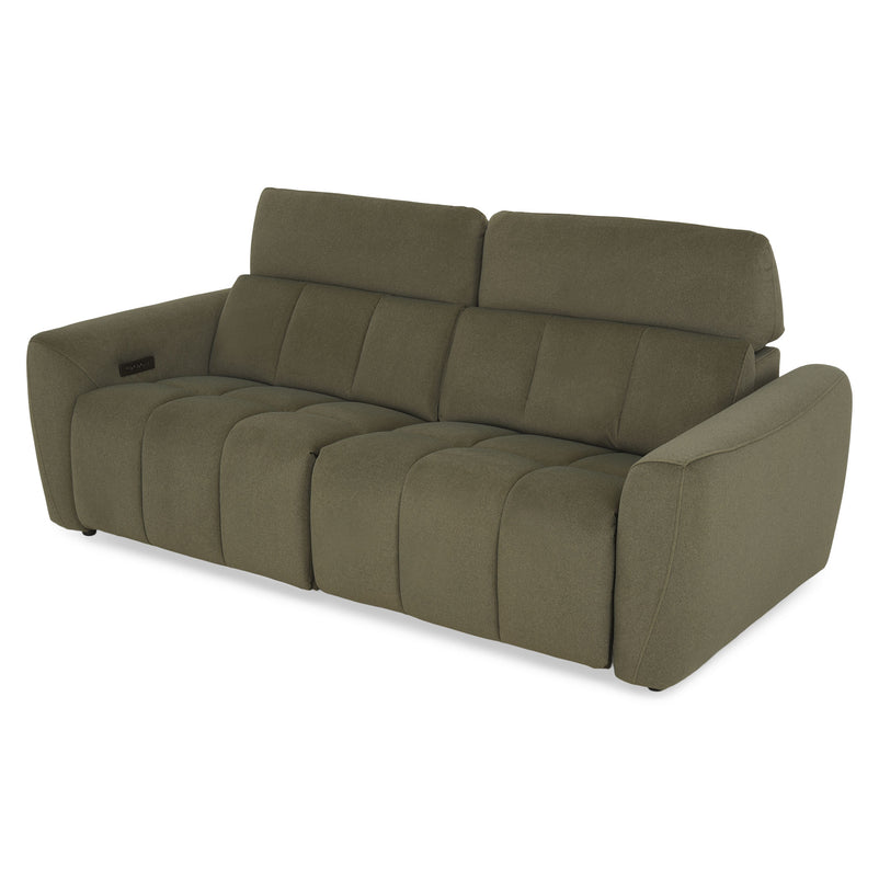 WISNER Canapea 3 locuri, 2 reclinere electrice, mecanism electric tetiere, stofă