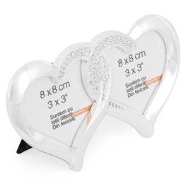 HEARTS Ramă foto, 8x8cm