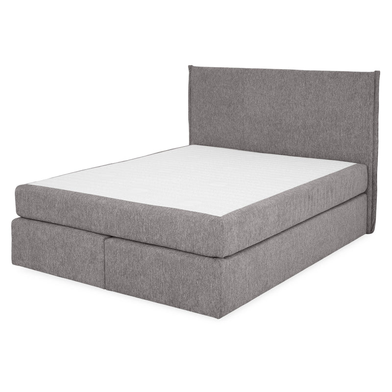 CARLINI Pat tapițat boxspring, 160x200cm, saltea inclusă