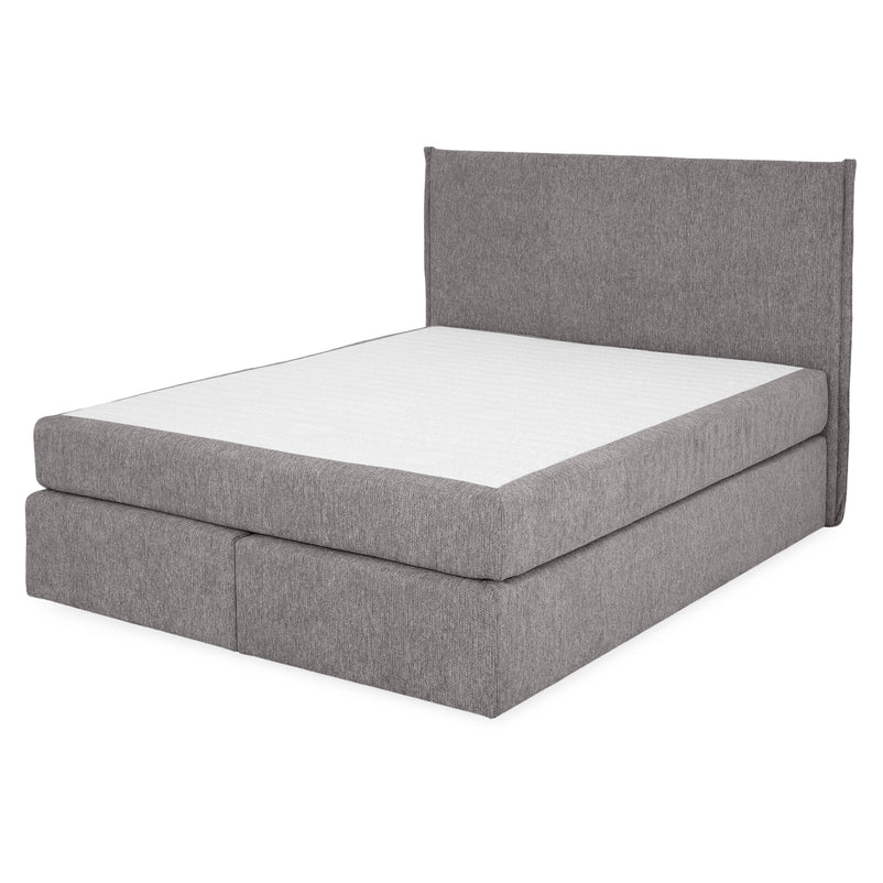 CARLINI Pat tapițat boxspring, 160x200cm, saltea inclusă