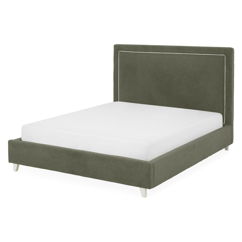 KOLLE Pat tapițat, 160x200cm, somieră și ladă depozitare incluse