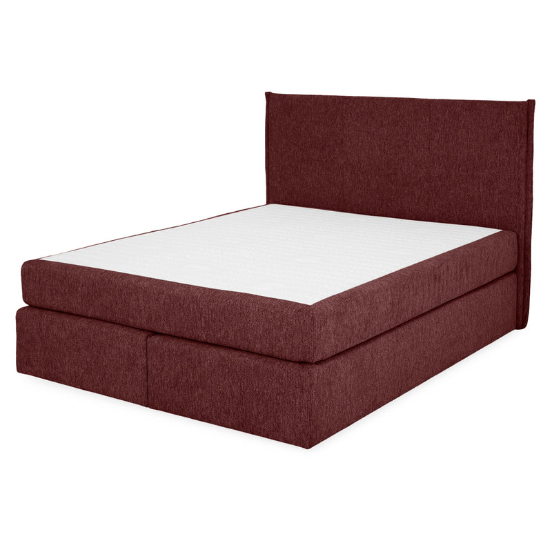 CARLINI Pat tapițat boxspring, 160x200cm, saltea inclusă