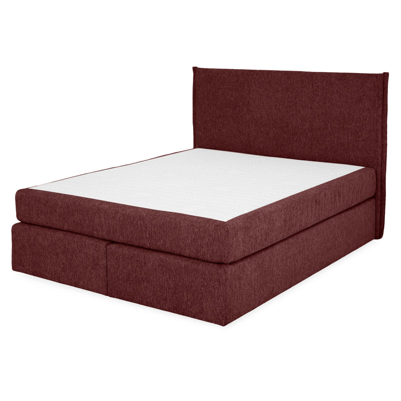 CARLINI Pat tapițat boxspring, 160x200cm, saltea inclusă