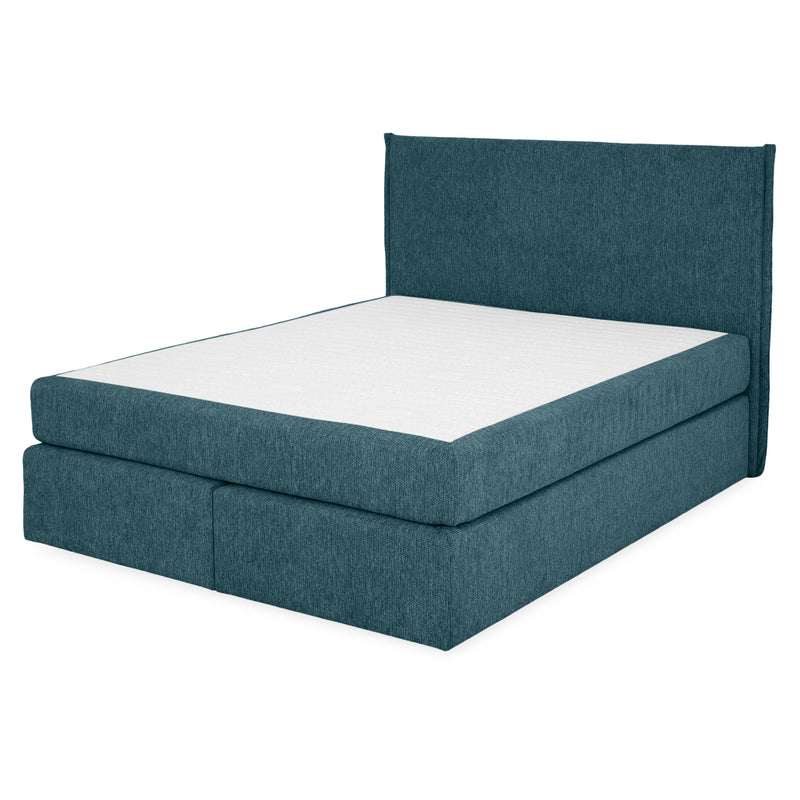 CARLINI Pat tapițat boxspring, 160x200cm, saltea inclusă