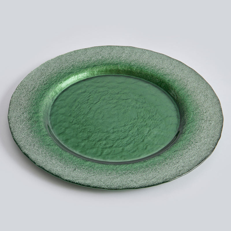 ALPINE Platou servire, sticlă, D.32cm