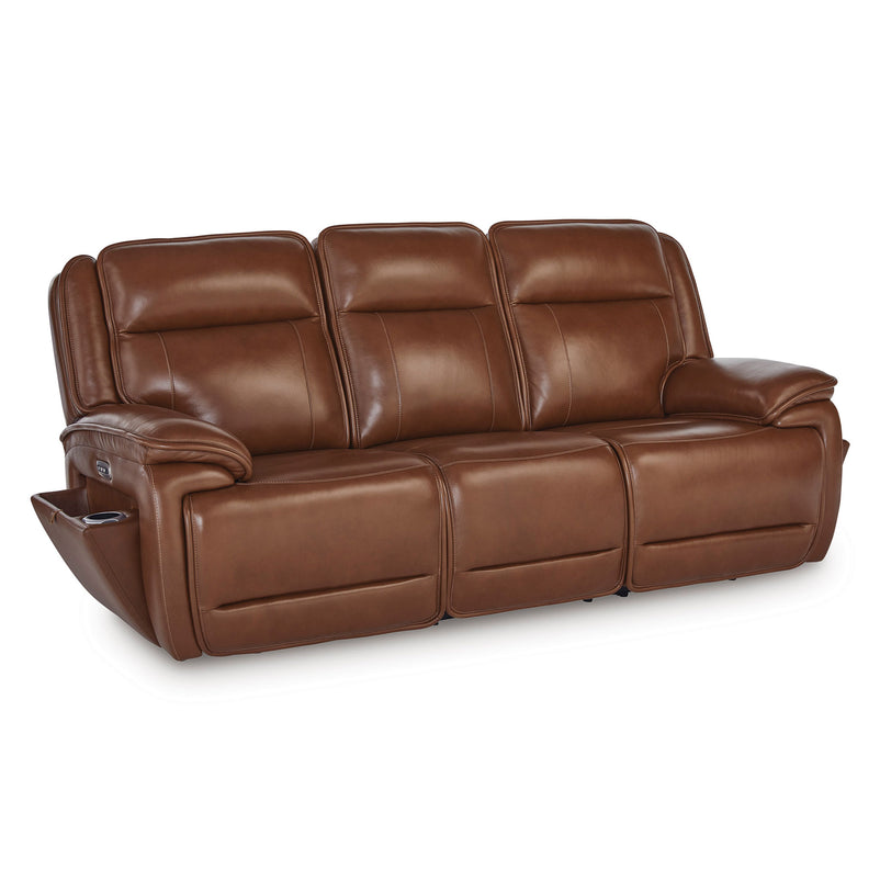 CRAWFORD Canapea 3 locuri, 2 reclinere electrice, piele