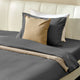 SATIN STRIPE Set așternut 3 piese, 140x220cm