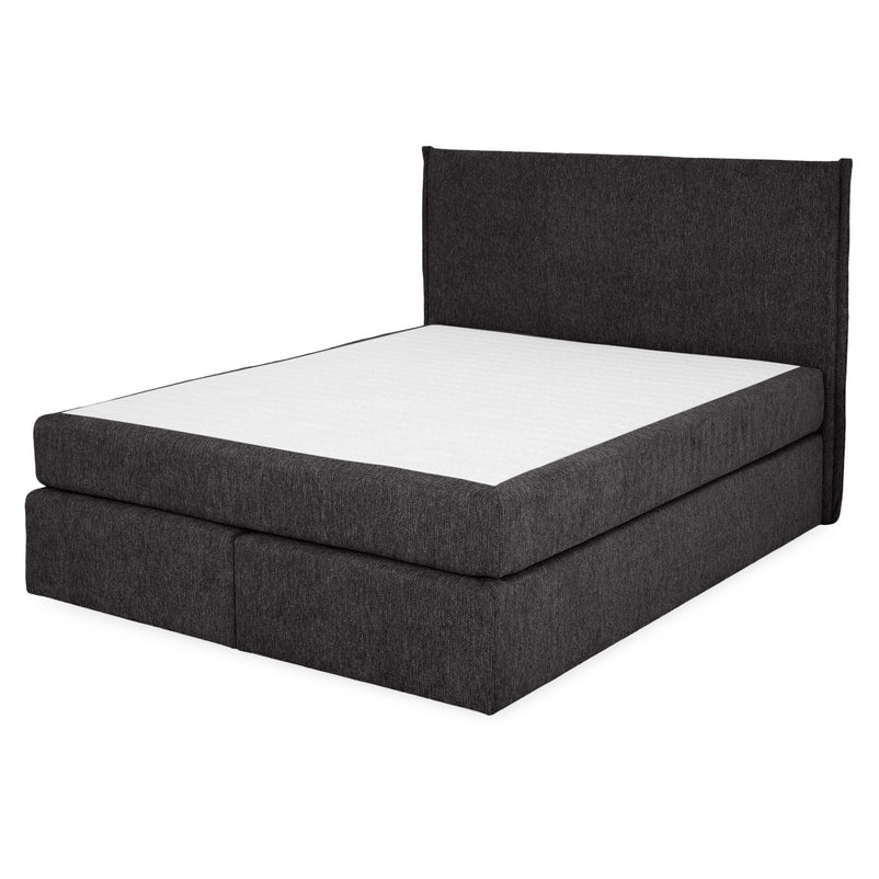 CARLINI Pat tapițat boxspring, 160x200cm, saltea inclusă