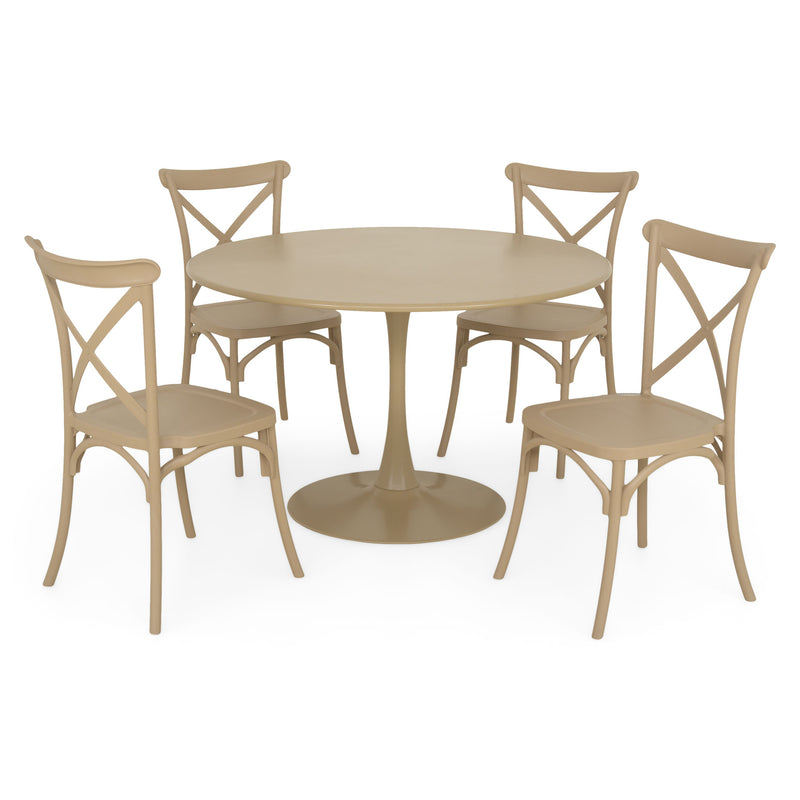 PLEZURO/SUCCOR Set mobilier terasă/grădină, 4 scaune și masă