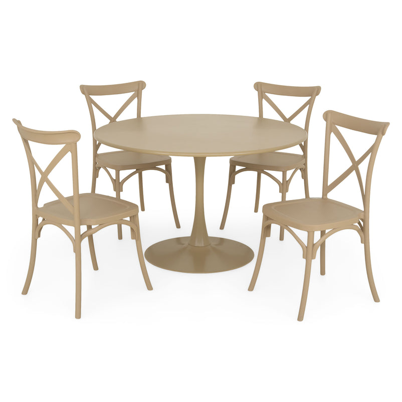PLEZURO/SUCCOR Set mobilier terasă/grădină, 4 scaune și masă