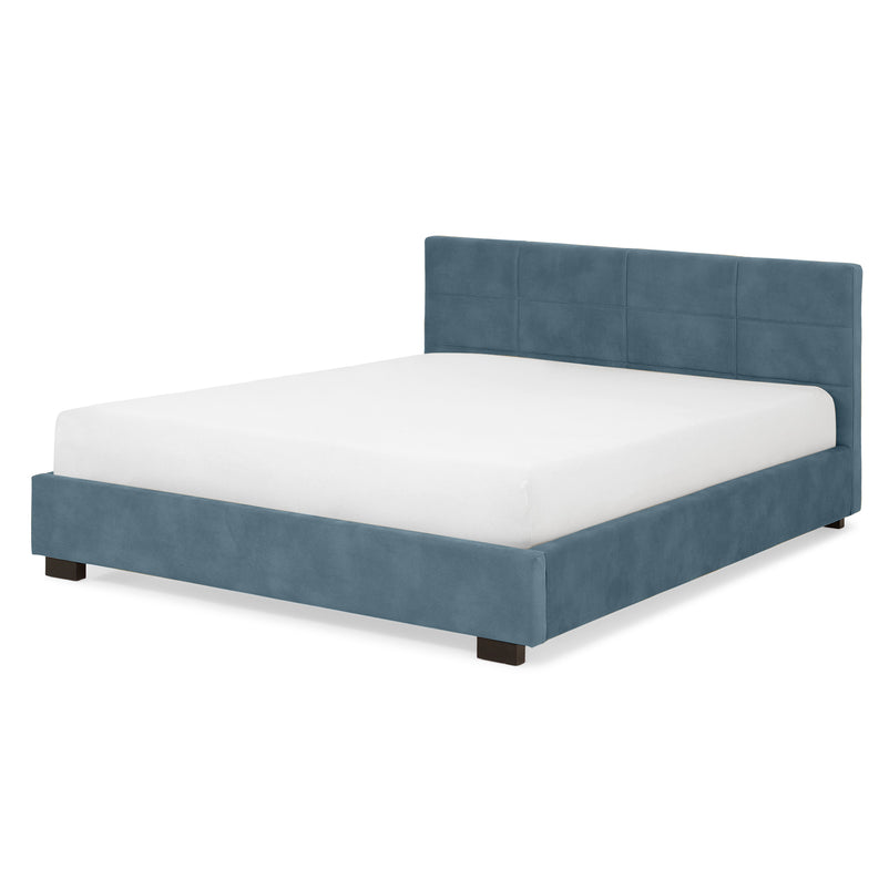 PRAGA Pat tapițat, 160x200cm, somieră rabatabilă și ladă depozitare incluse