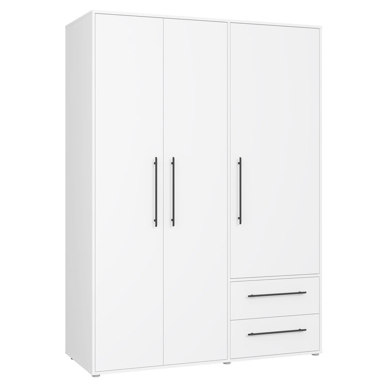 NATE Dulap 3 uși, 2 sertare