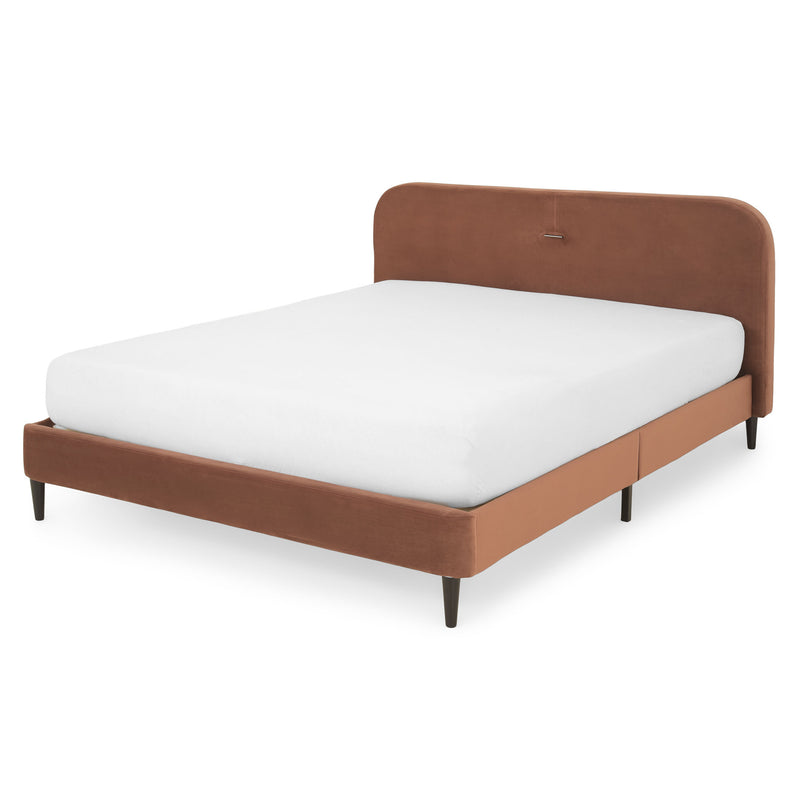 CORNING Pat tapițat, 160x200cm, somieră inclusă