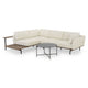 MISAKO/CARPIANO Set mobilier terasă/grădină, colțar și măsuță