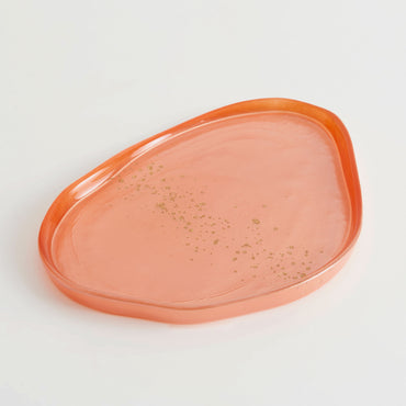 CLOUDY Farfurie fel principal, sticlă, L.29cm