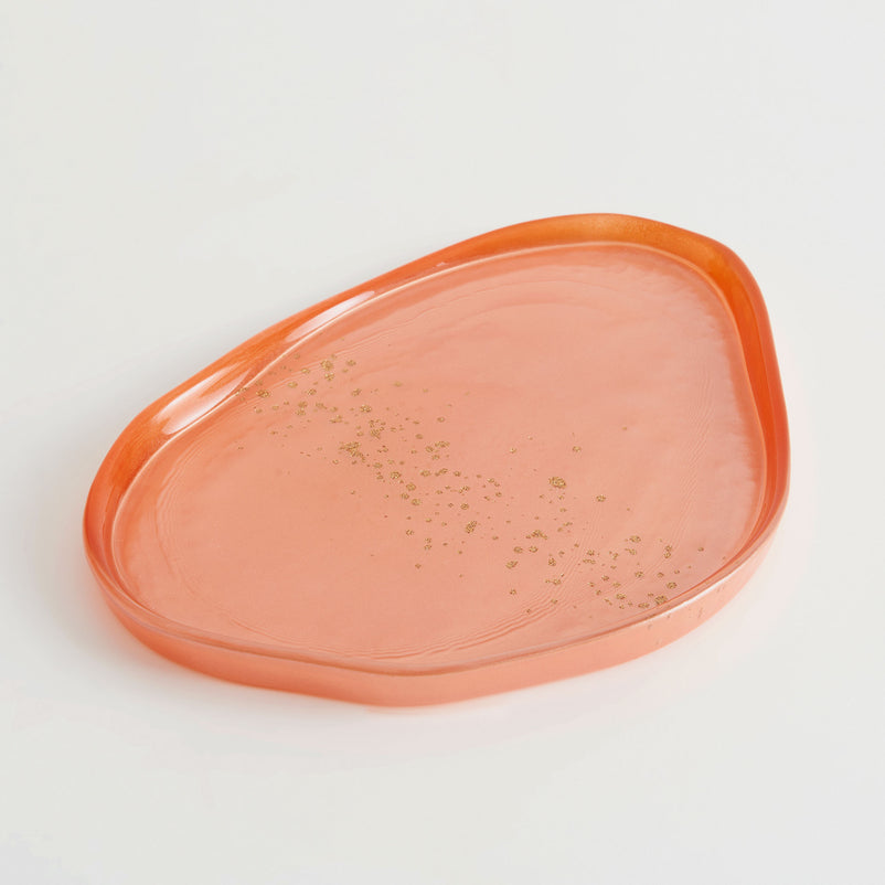 CLOUDY Farfurie fel principal, sticlă, L.29cm