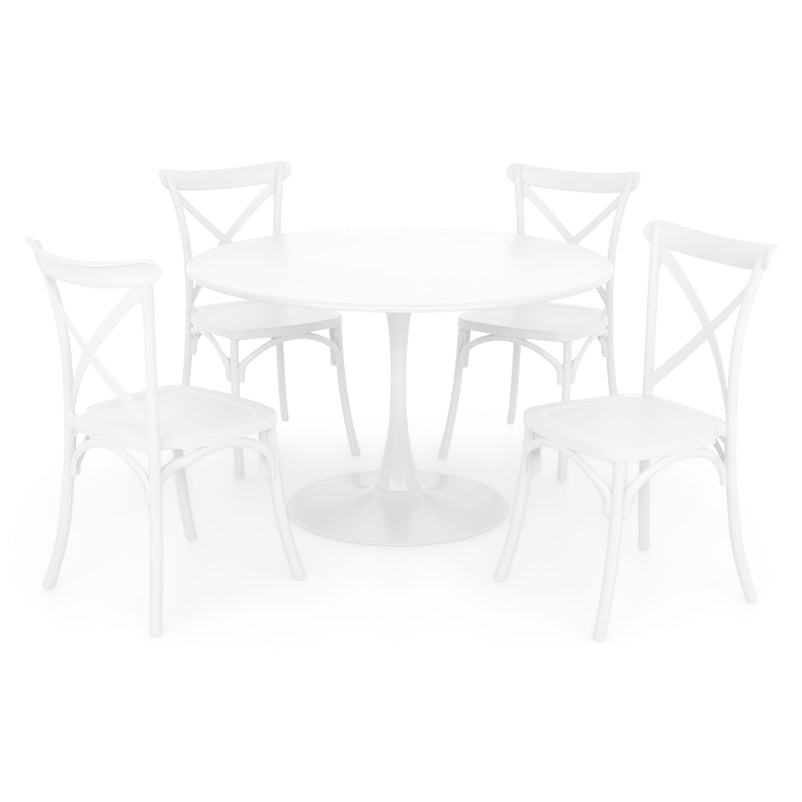 PLEZURO/SUCCOR Set mobilier terasă/grădină, 4 scaune și masă