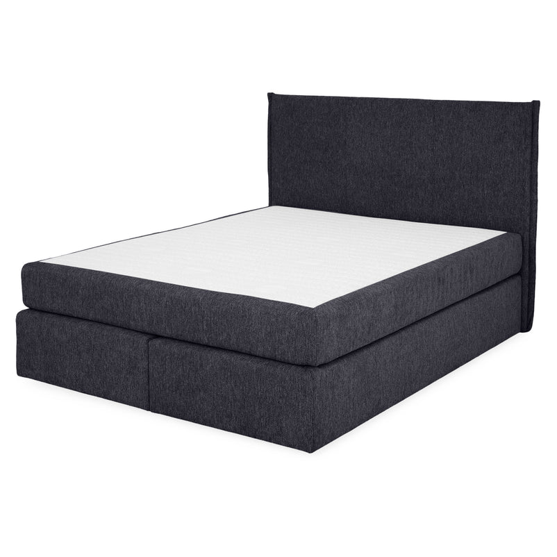 CARLINI Pat tapițat boxspring, 160x200cm, saltea inclusă