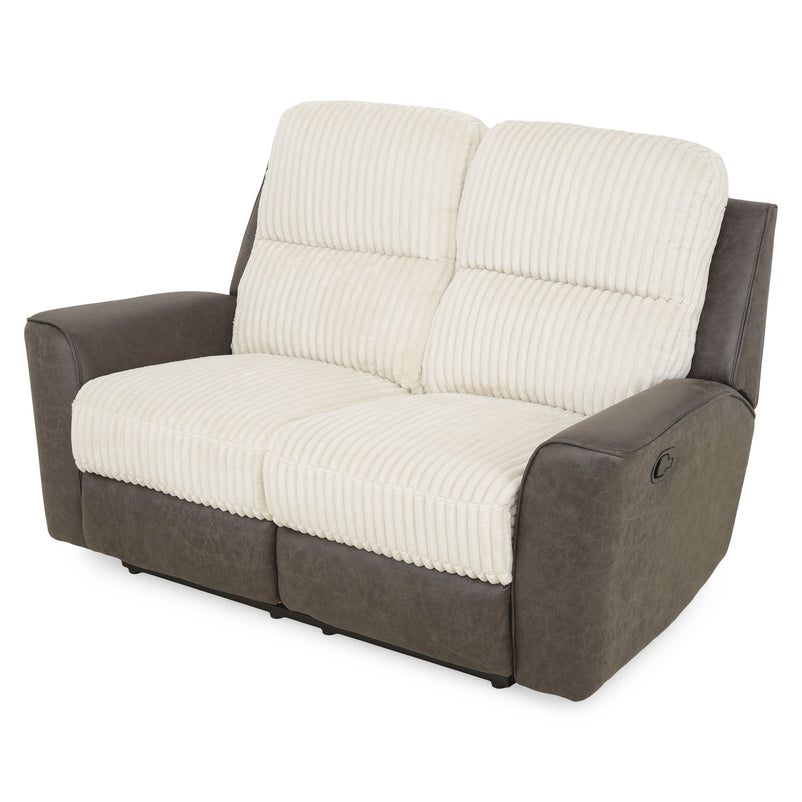 ARKANSAS Canapea 2 locuri, 2 reclinere manuale, stofă