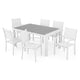 ENCORE/DRESDEN Set mobilier terasă/grădină, 6 scaune și masă extensibilă