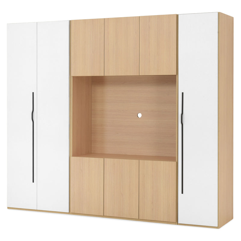 COMPACT Dressing 9 uși, spațiu TV