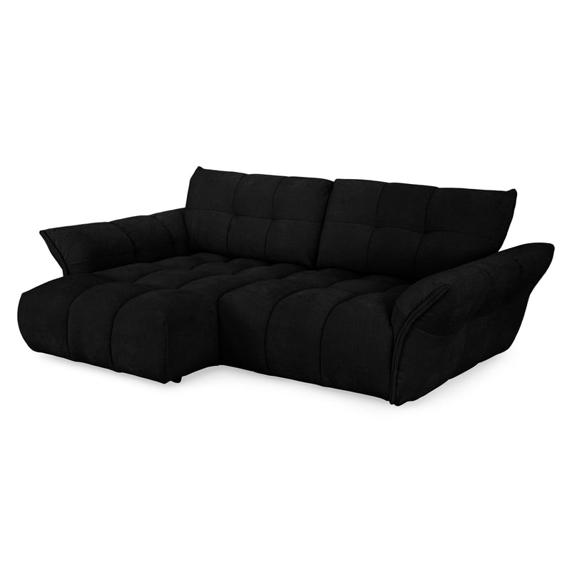 ALEGRA Colțar cu șezlong stânga/dreapta, stofă