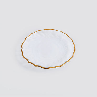 ELEGANCE Farfurie desert, sticlă, D.16cm