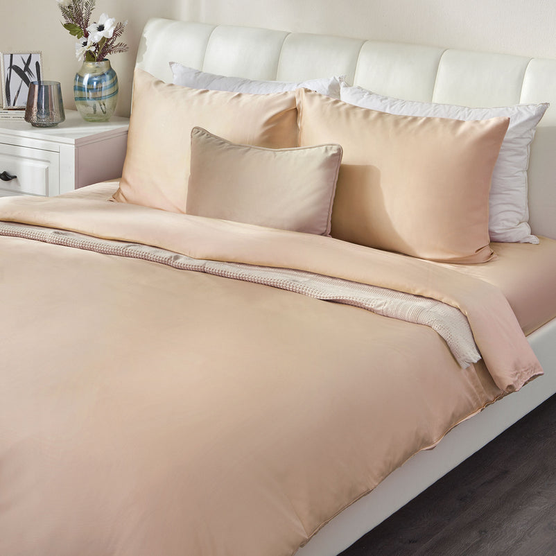 SILKY SATEEN Set așternut 4 piese, 200x220cm