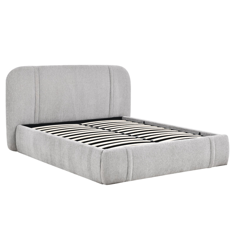 GILDA Pat tapițat, 160x200cm, somieră rabatabilă și ladă depozitare incluse
