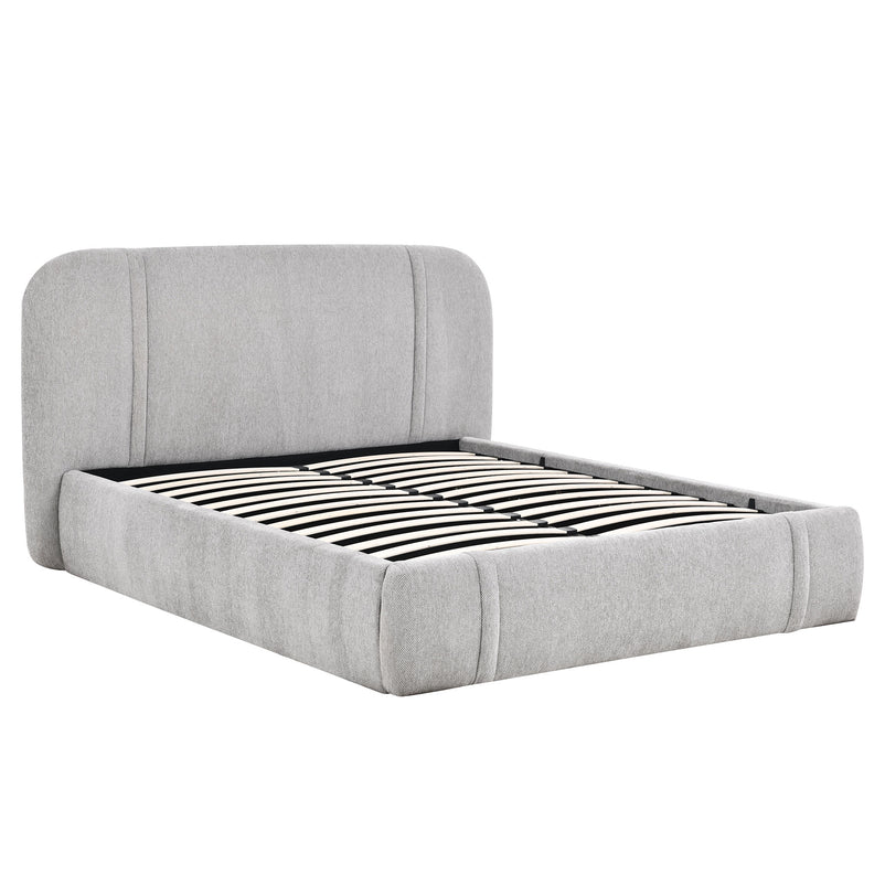 GILDA Pat tapițat, 160x200cm, somieră rabatabilă și ladă depozitare incluse