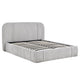 GILDA Pat tapițat, 160x200cm, somieră rabatabilă și ladă depozitare incluse