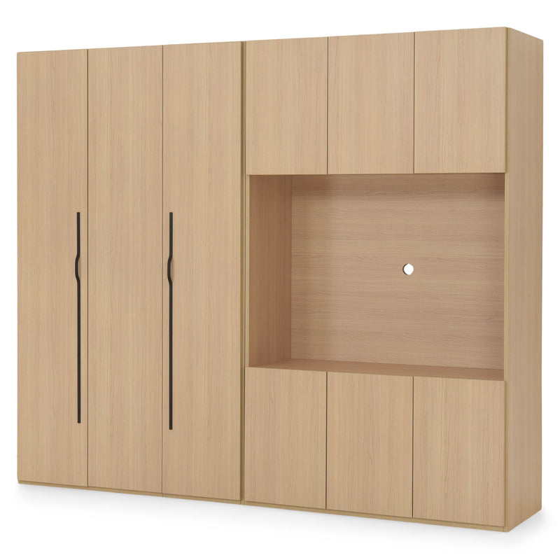 COMPACT Dressing 9 uși, spațiu TV