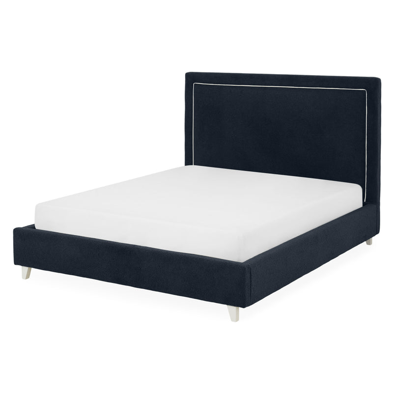 KOLLE Pat tapițat, 160x200cm, somieră și ladă depozitare incluse