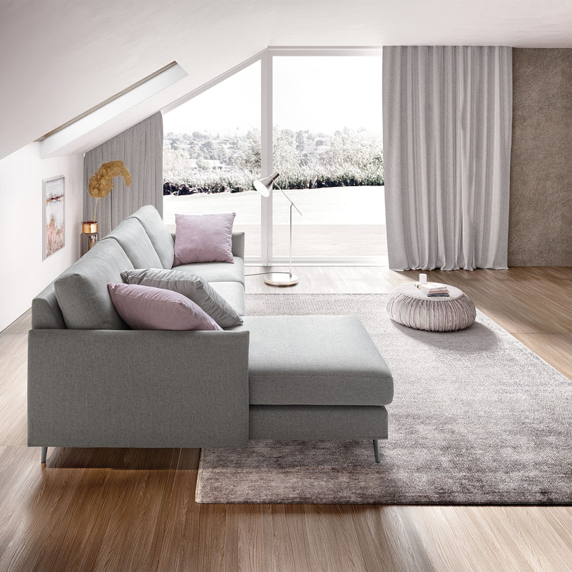 SKIP Colțar cu șezlong stânga/dreapta, stofă