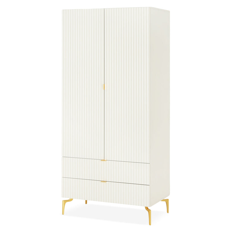 WAVE Dulap copii, 2 uși, 2 sertare