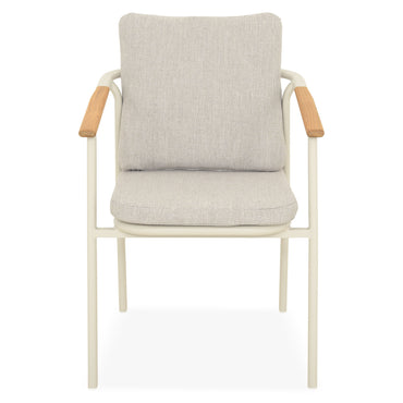 SALLY Set mobilier terasă/grădină, 6 scaune suprapozabile