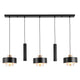 RONCO Lustră 3x40W E27+2x7W GU10