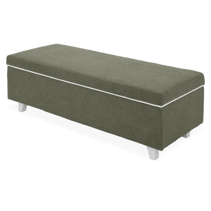 KOLLE Banchetă, ladă depozitare inclusă, stofă