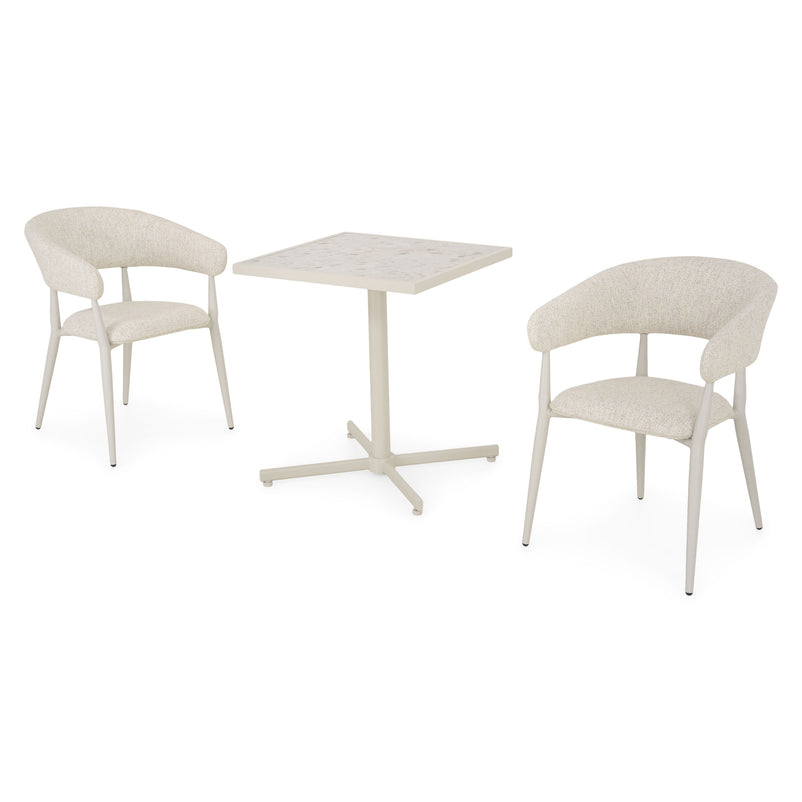 MOCHA/NEXUS Set mobilier terasă/grădină, 2 scaune și masă